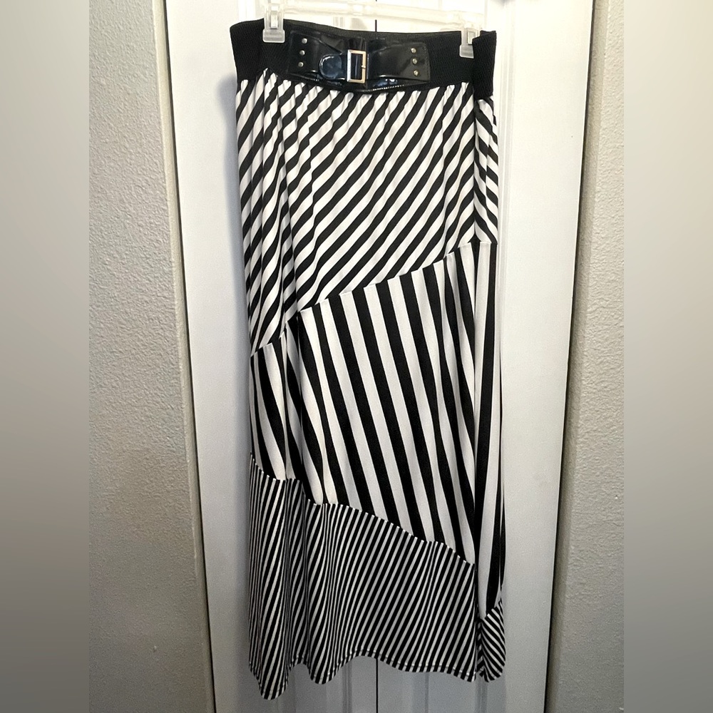 Striped Maxi Skirt